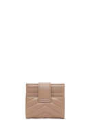 Woman Mink Quilted Card Holder | Derimod