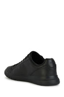 Geox Men's Black Spherica Lace-Up Leather Casual Sneaker | Derimod