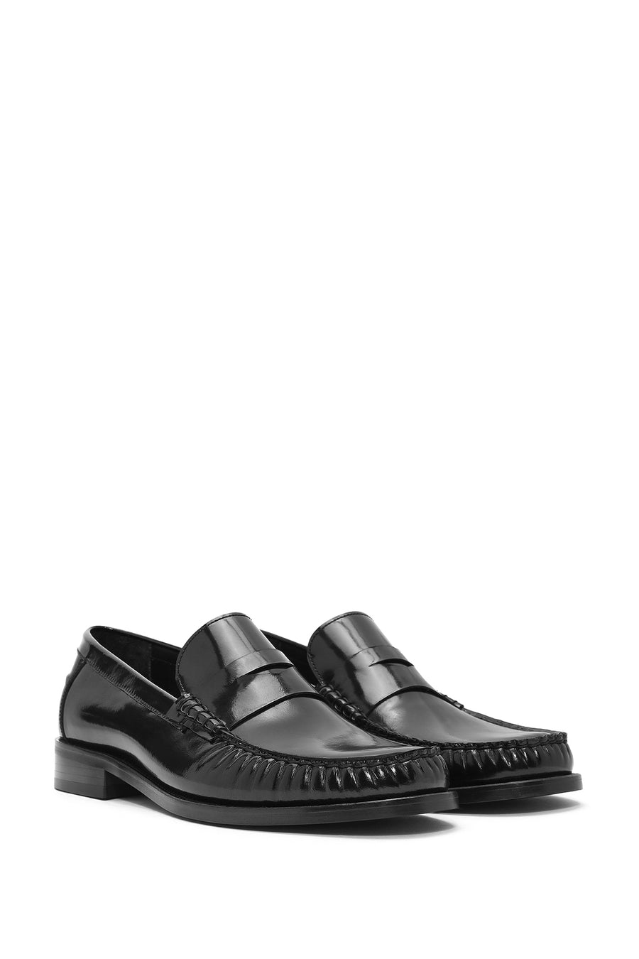 Men's Black Leather Classic Loafer