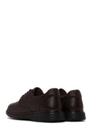 Male Brown Lace-up Leather Casual Shoes | Derimod