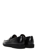 Men's Black Leather Casual Loafer | Derimod