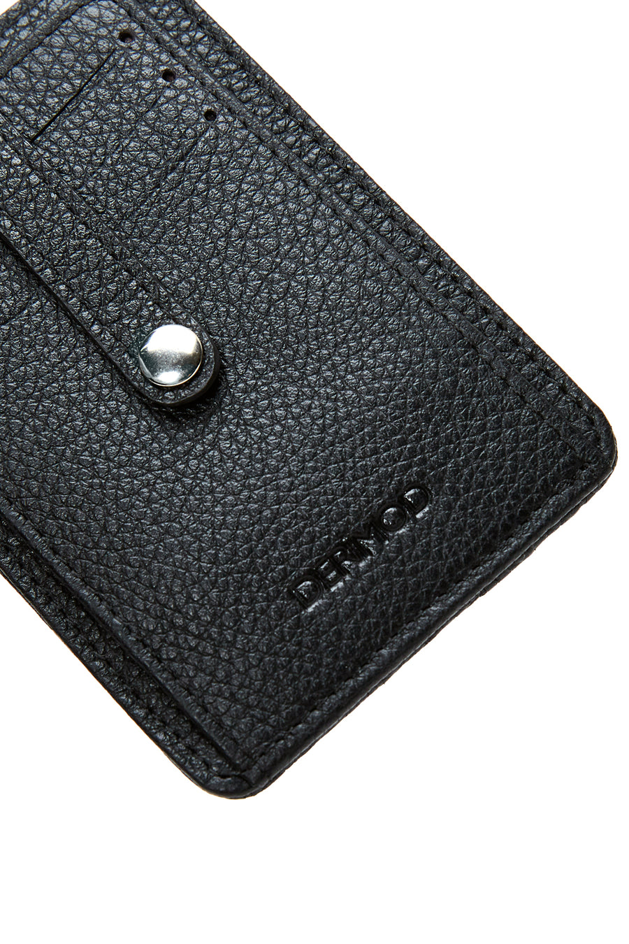 Men's Black Leather Casual Card Holder