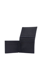 Men's Navy Blue Leather Wallet | Derimod