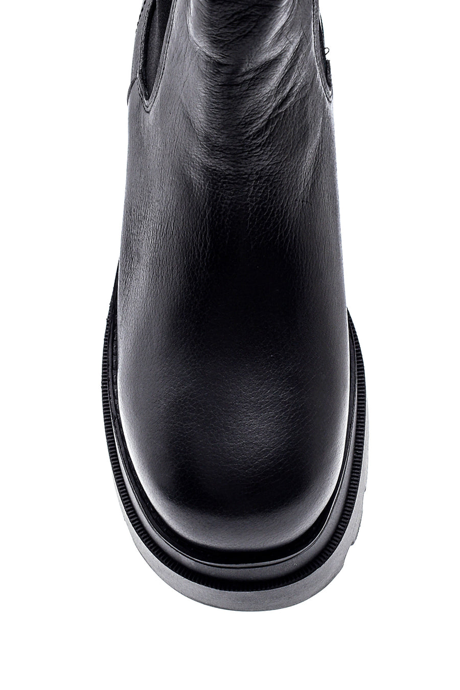 Women's Leather Platform Boots