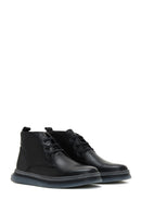 Men's Black Leather Boots | Derimod