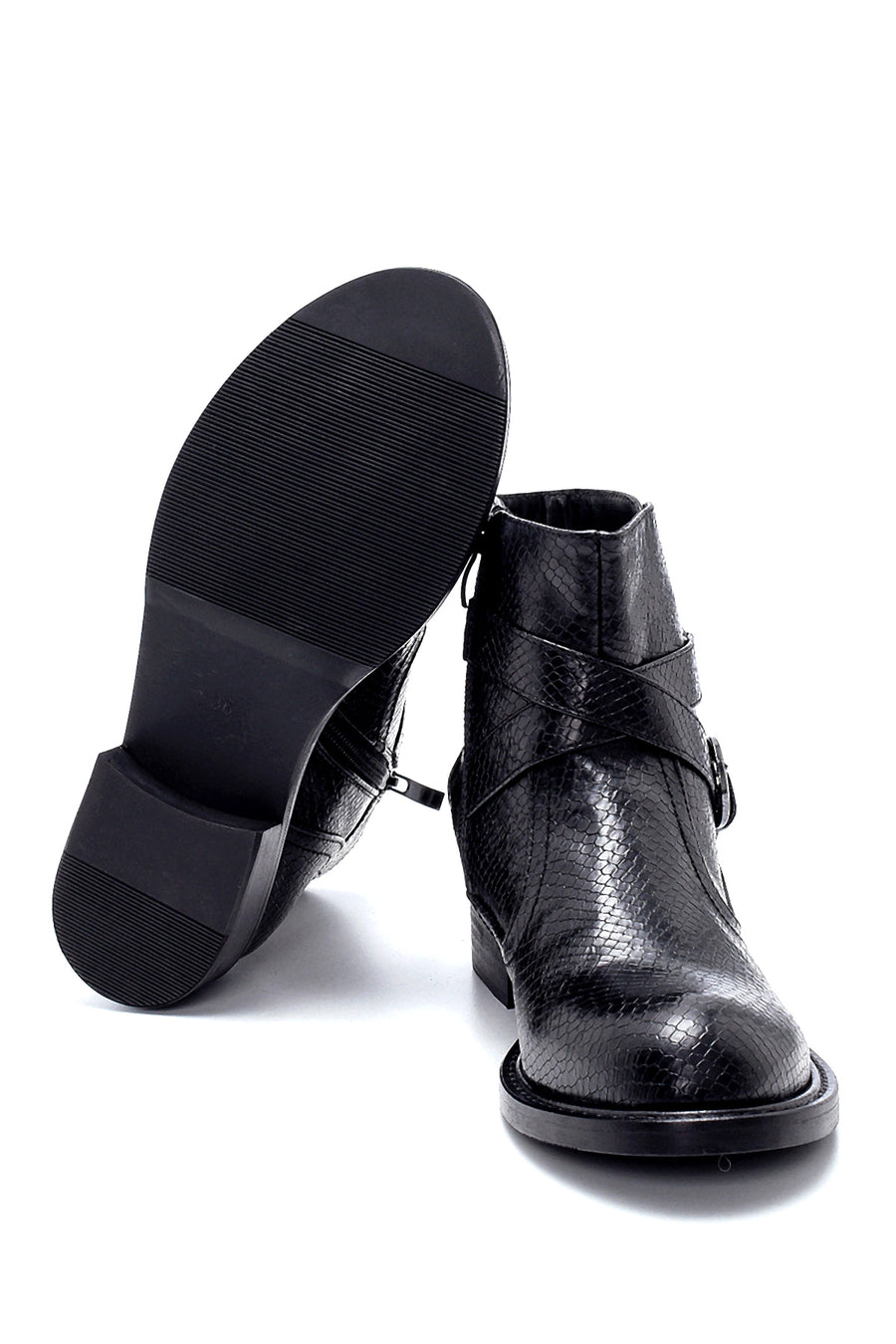Women's Snakeskin Patterned Boots