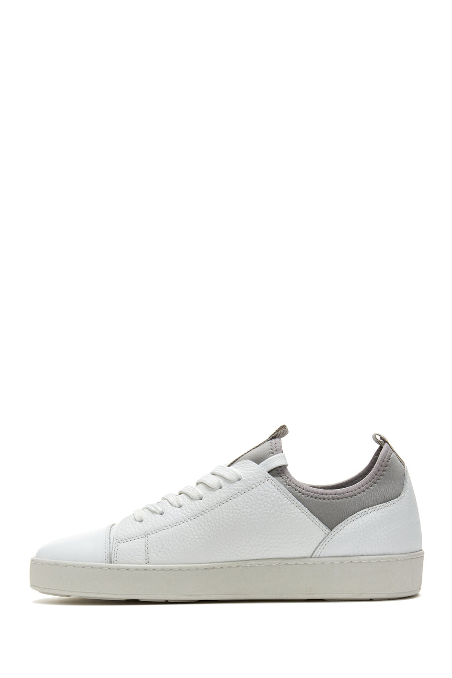 Men's White Leather Sneaker