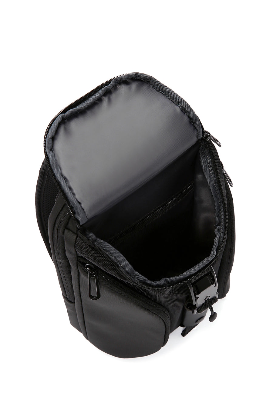 D-Pack Men's Black Long Strap Shoulder Bag