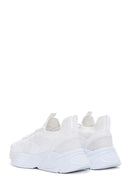 Women's White Thick Soled Sneaker | Derimod