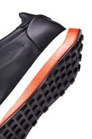 Erkek Siyah Deri Sneaker | Derimod