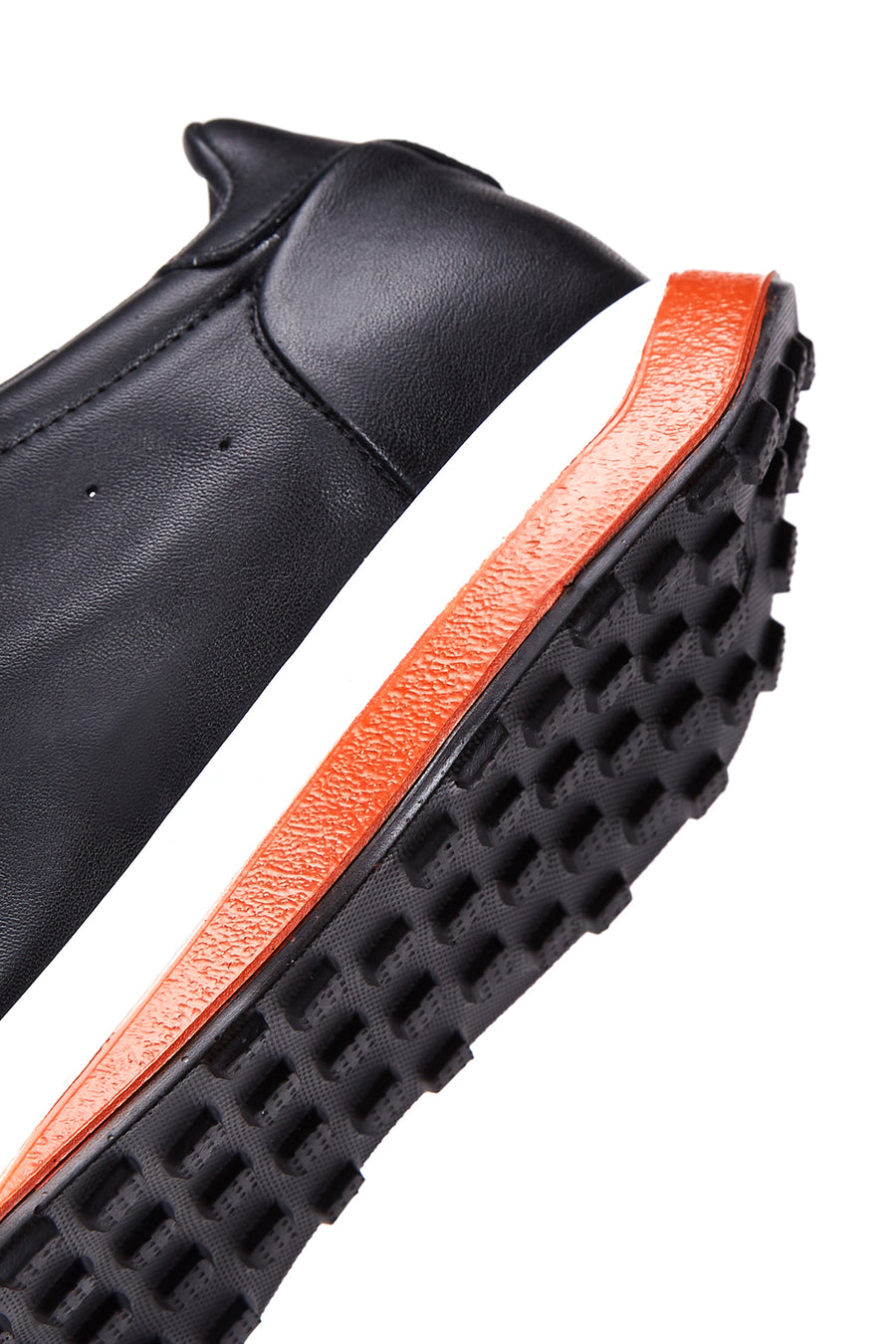 Erkek Siyah Deri Sneaker