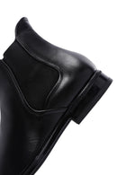 Men's Black Leather Chelsea Boots | Derimod