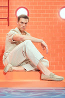 
Men's Beige Suede Leather Loafer
 | Derimod