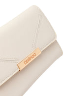 Woman Cream Wallet | Derimod