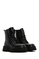 Women's Black Thick Soled Boots | Derimod