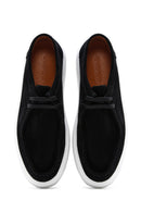 Men's Black Suede Leather Casual Sneaker | Derimod