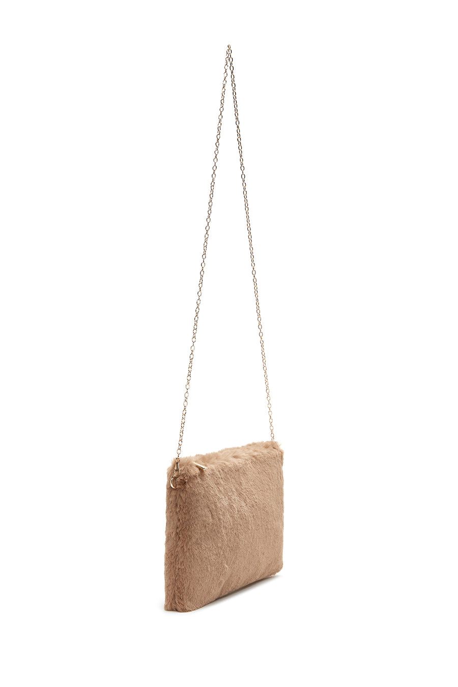Kadın Camel Peluş Portföy Çanta