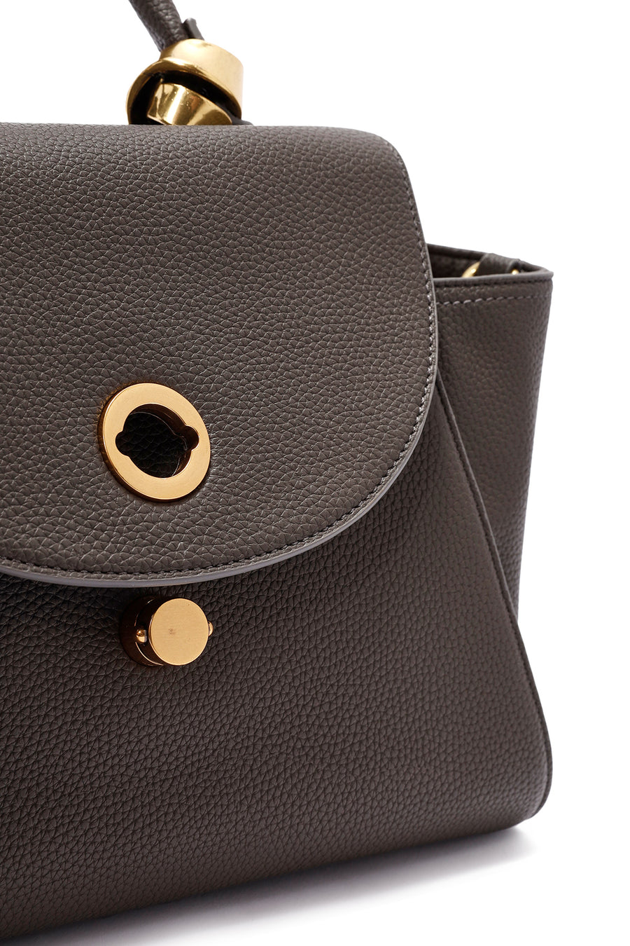 Women's Gray Long Strap Mini Handbag