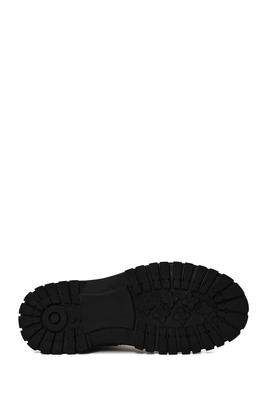 Male Black Lace-up Zip Closure Leather Boots