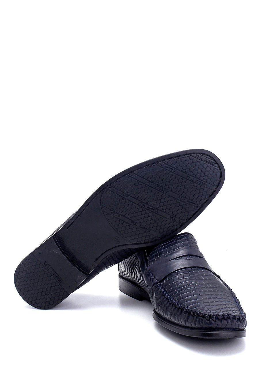 Men's Leather Printed Loafer
