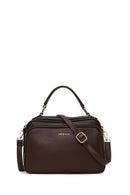 Woman Brown Long-Strap Crossbody Bag | Derimod