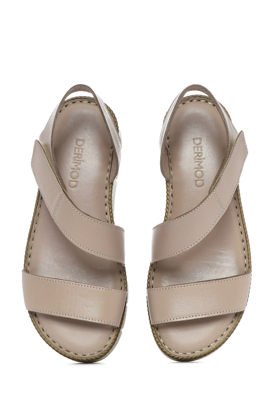 Women's Mink Strap Leather Comfort Sandals