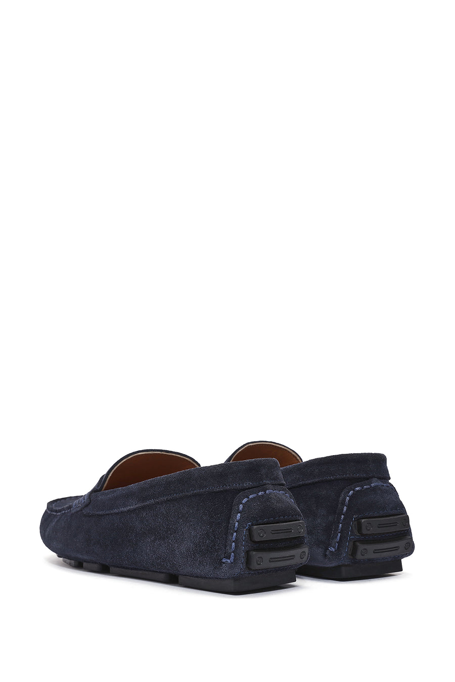 Men's Navy Blue Suede Leather Loafer