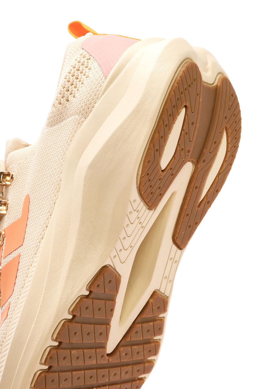 Derimod Zero Women's Beige Thick-Soled Lace-Up Fabric Sneakers