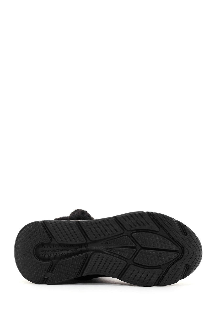 Skechers Kadın Siyah Max Cushioning Süet Deri Kalın Tabanlı Casual Bot