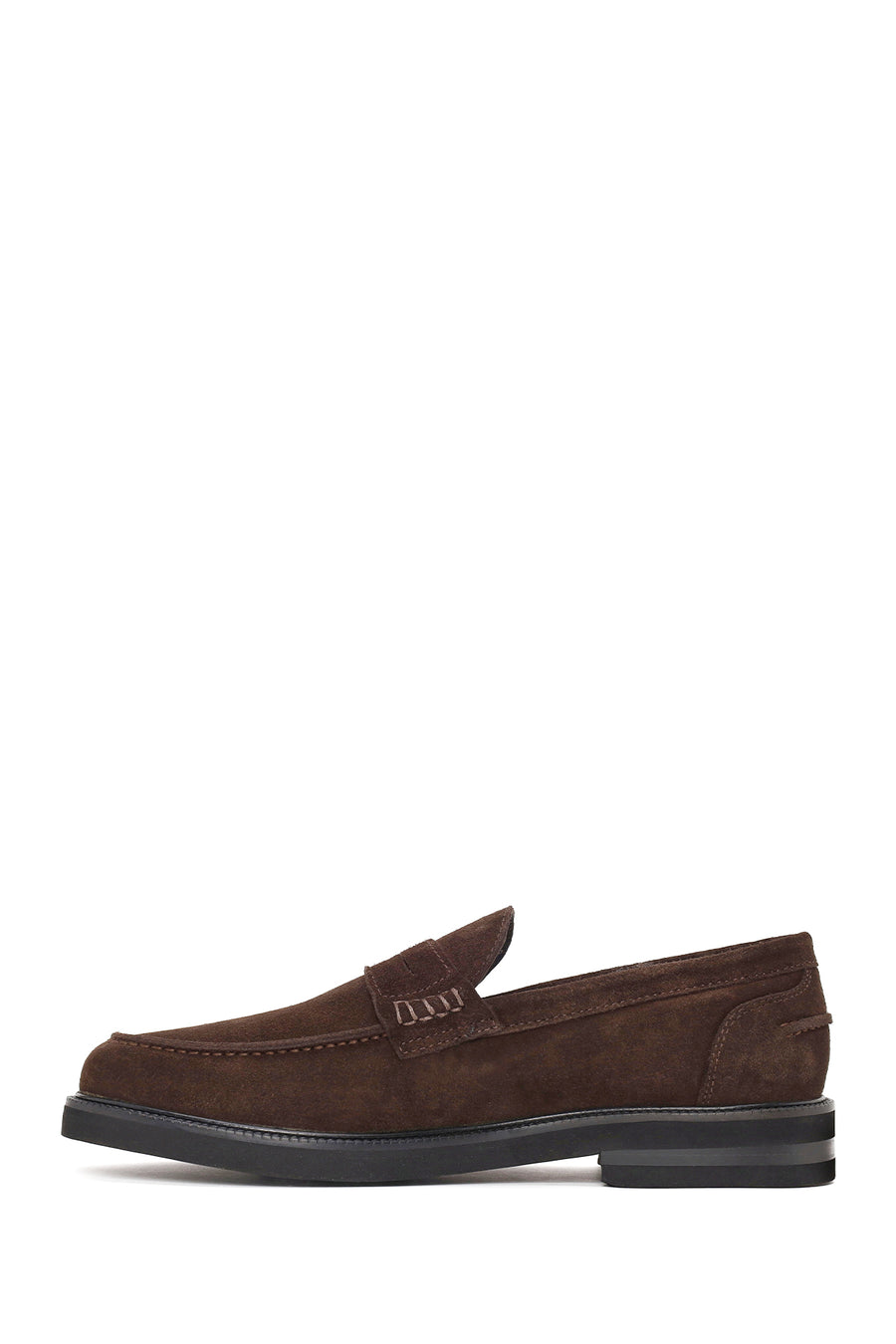 Male Brown Suede Casual Loafer