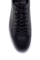 Erkek Siyah Deri Sneaker | Derimod