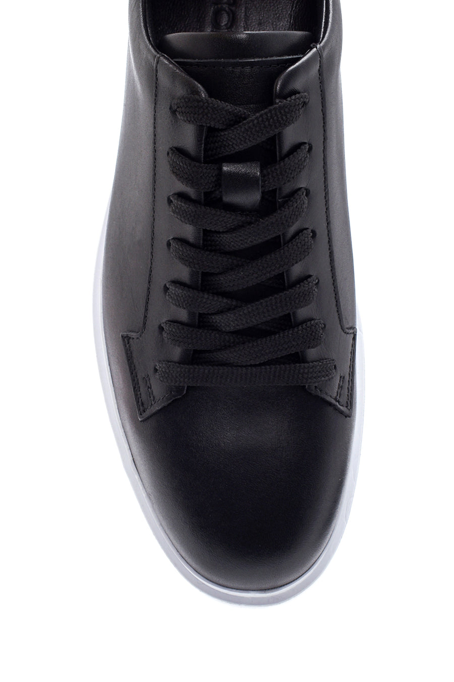 Erkek Siyah Deri Sneaker