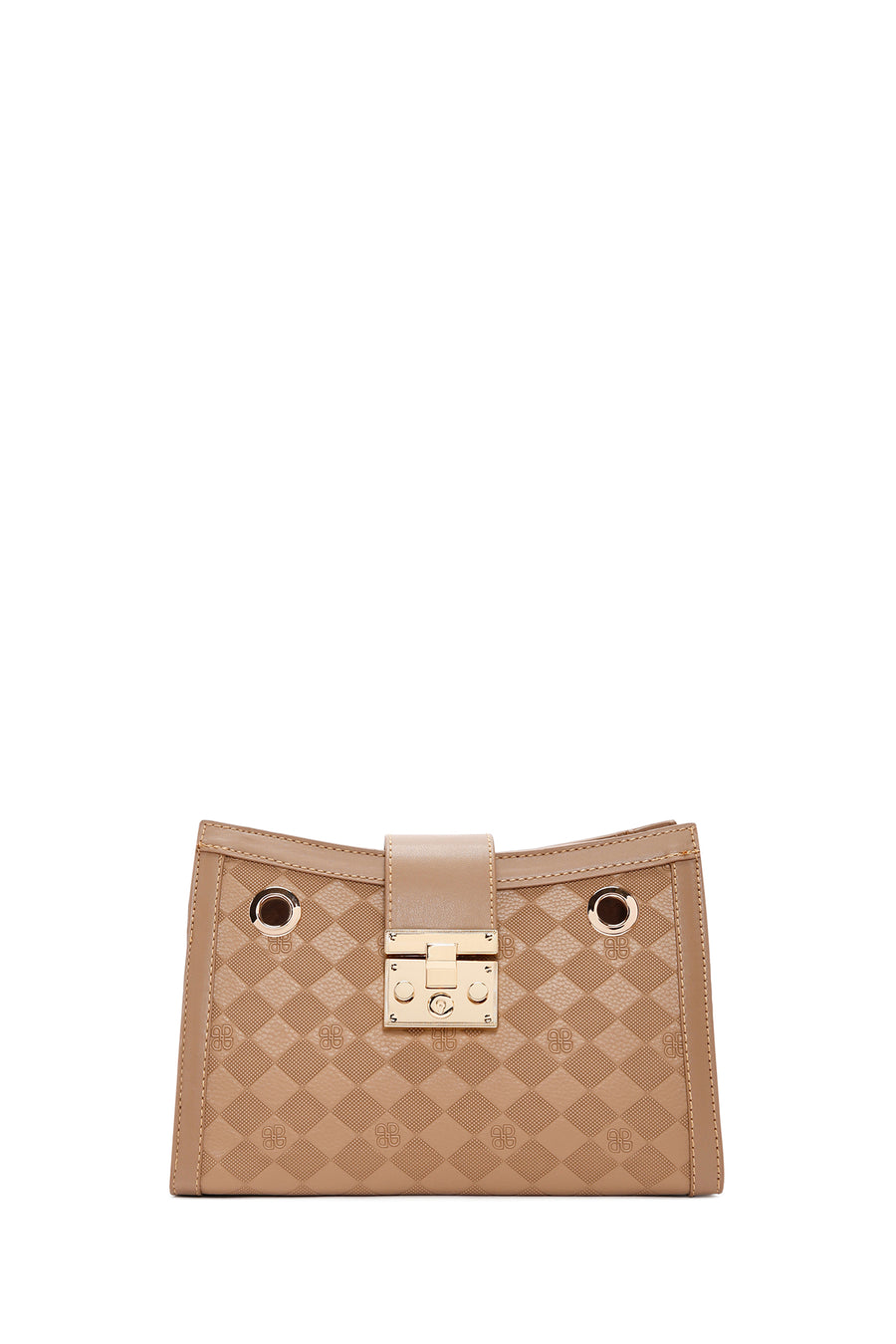 Women's Brown Long Strap Printed Shoulder Bag