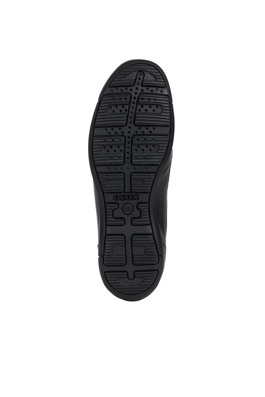 Geox Men's Black U Edgeware B Leather Sneakers