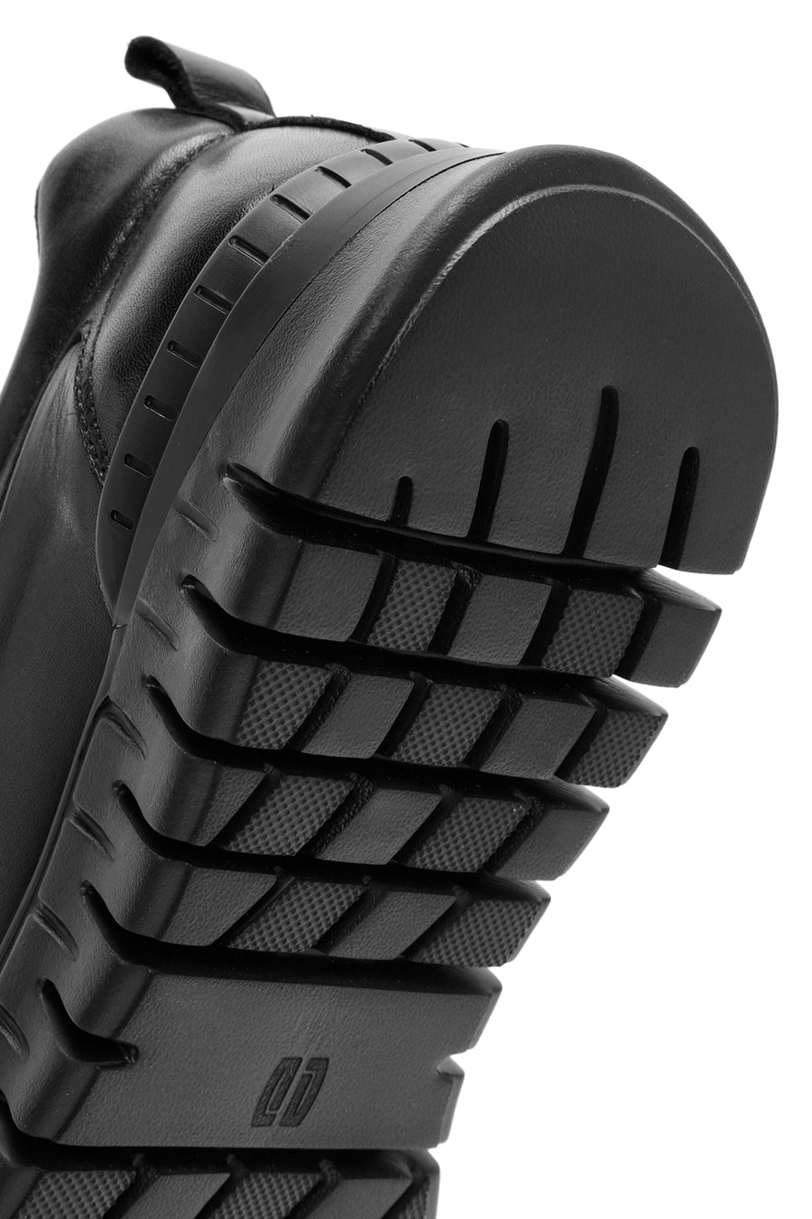 Derimod Fly Erkek Siyah Bağcıklı Deri Casual Sneaker