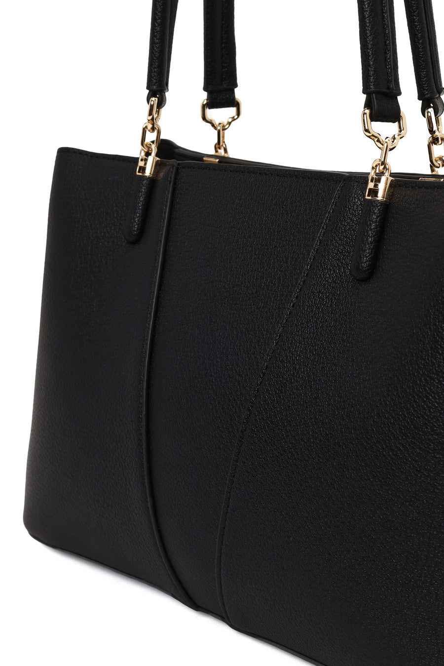 Woman Black Long-Strap Shoulder Bag