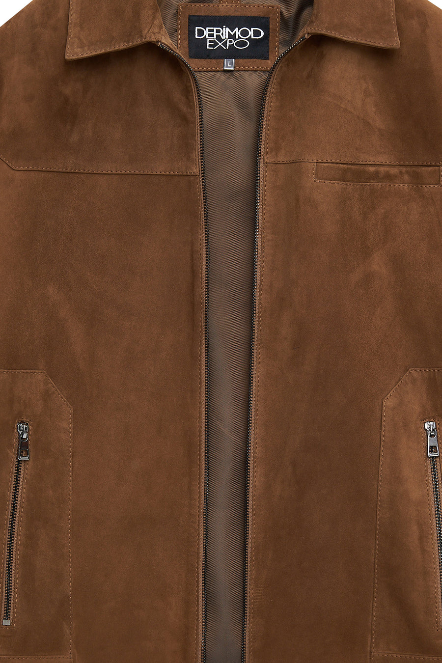 Mark Men's Brown Suede Leather Jacket