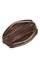 Woman Brown Long-Strap Crossbody Bag | Derimod