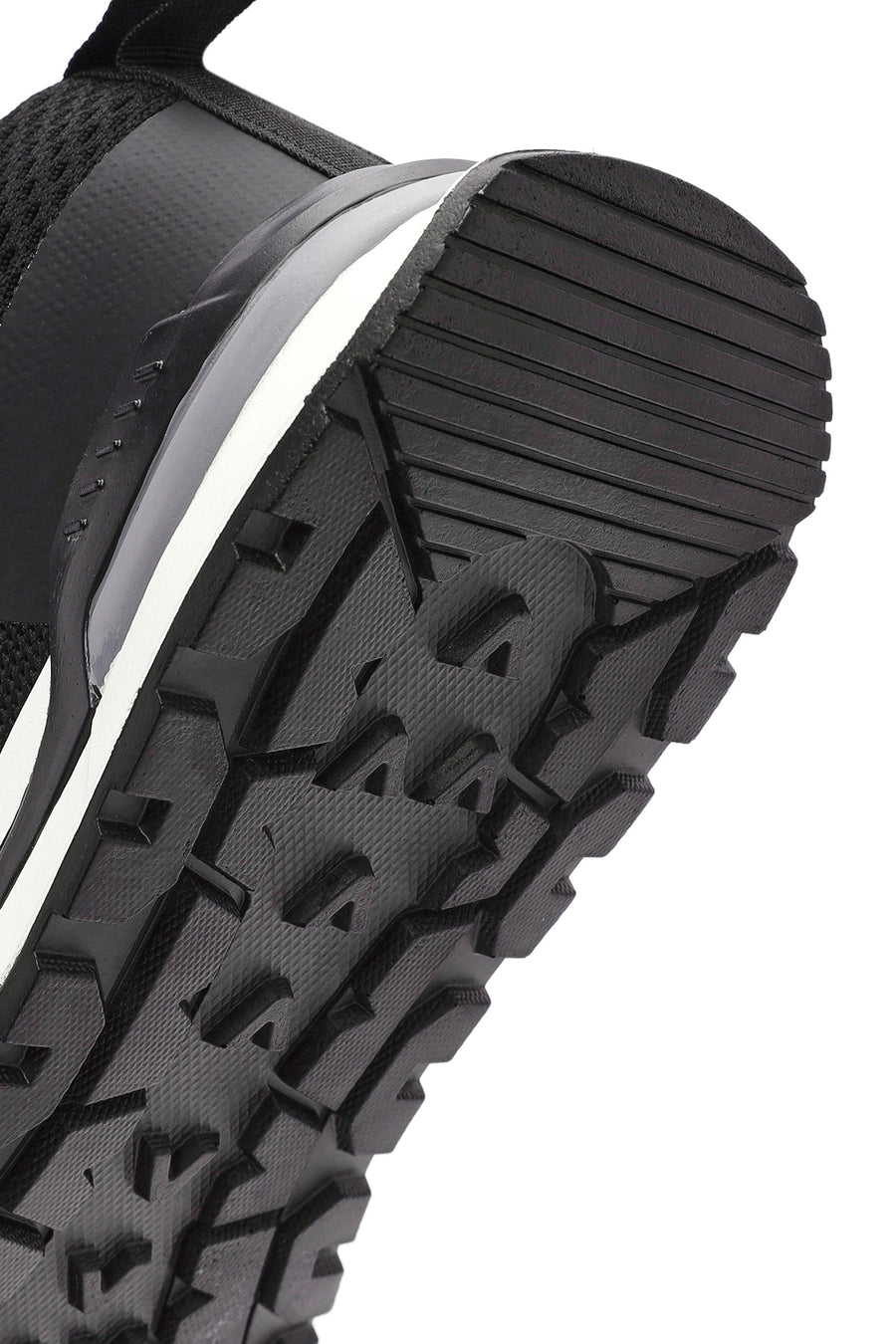 Erkek Siyah Bağcıklı Kumaş Sneaker