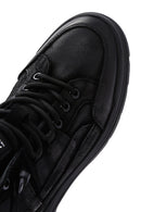 Men's Black Nubuck Leather Casual Boots | Derimod