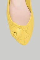 Floral Yellow Women's Shoes | Derimod