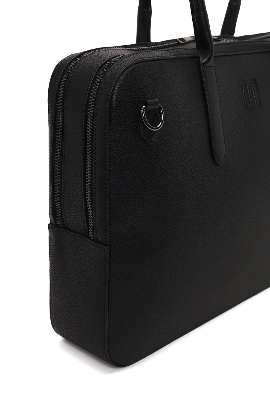 Male Black Long-Strap Briefcase