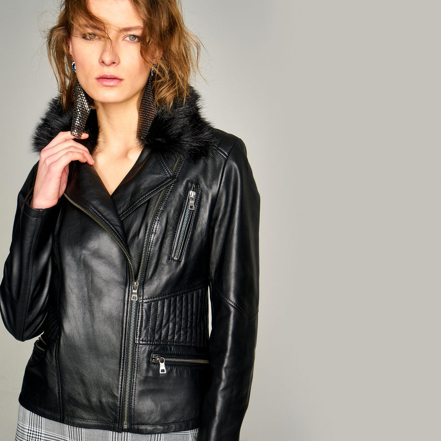 Maya Women's Leather Jacket