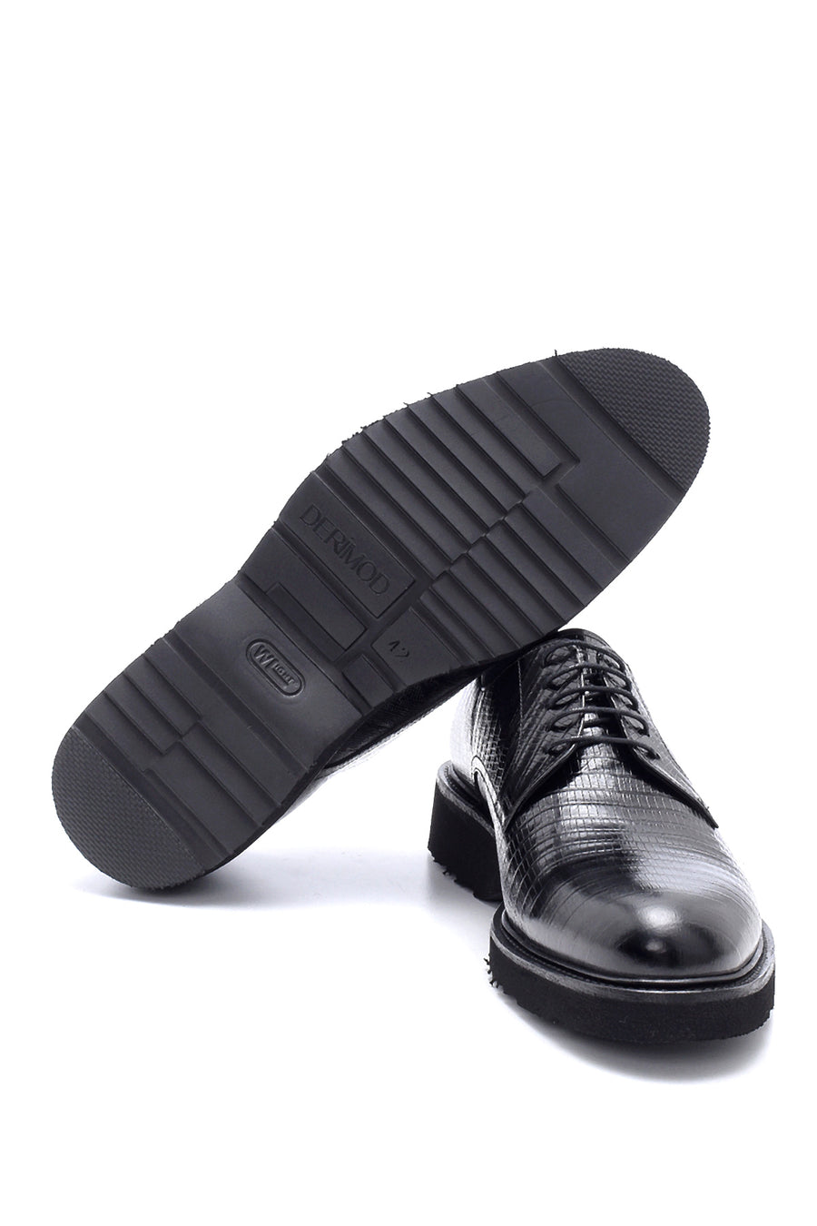 Men's Leather Printed Classic Shoes
