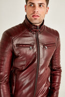 Bern Men's Leather Jacket | Derimod