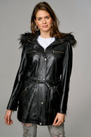 Celebrity-2 Women's Leather Jacket | Derimod