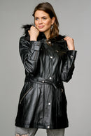 Celebrity-2 Women's Leather Jacket | Derimod