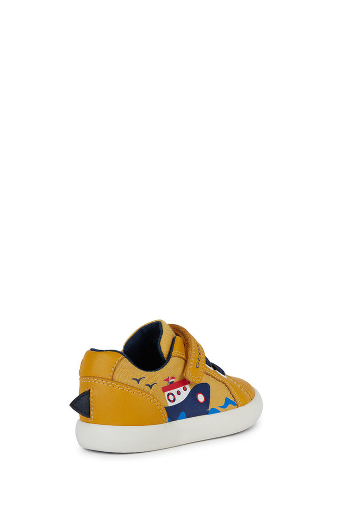 Geox Erkek Bebek Sarı Elthan Kumaş Sneaker_3