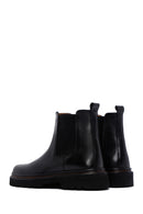 Men's Black Leather Chelsea Boots | Derimod