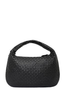 Women's Black Braided Shoulder Bag | Derimod